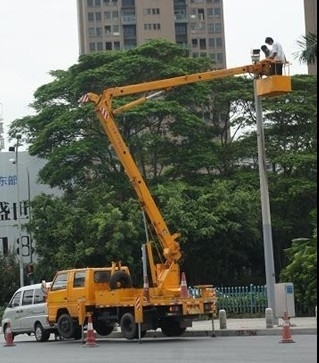 路灯检修车案例展示